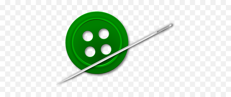 Button And Needle - Sewingneedle Png Emoji,Push Pins And Needles Emoji