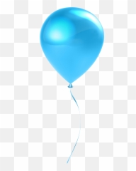 Download Hd Ballons Transparent Blue - Transparent Blue Balloons Clipart Emoji,Blue Balloon Emoji