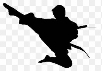 Karate Silhouette - Martial Arts Template Emoji,Karate Emojis