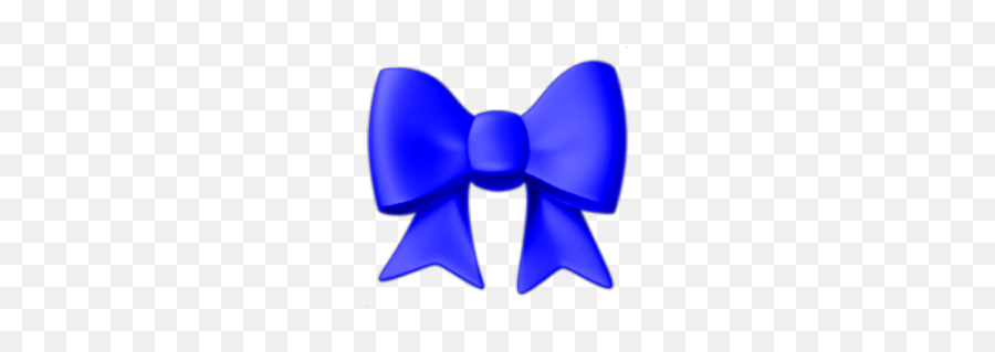 Blue Bow Emoji Blueemoji Bluemojis - Pink Bow Emoji Transparent,Bow Emoji
