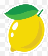 Whole Lemon Sticker - Lemon Vector Free Emoji,Lemon Emoji
