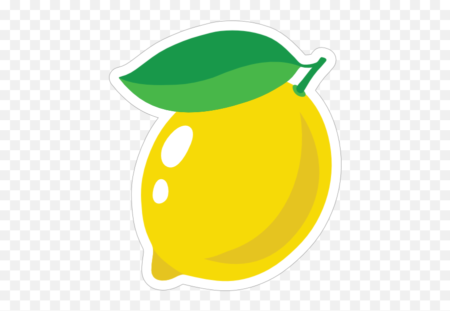 Whole Lemon Sticker - Lemon Vector Free Emoji,Lemon Emoji