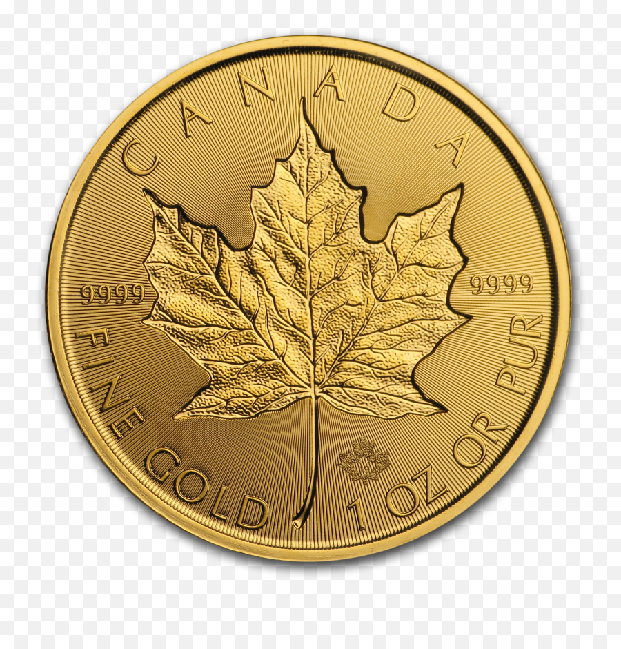 2019 Canada 1 Oz Gold Incuse Maple Leaf - Coin Emoji,Maple Leaf Emoji