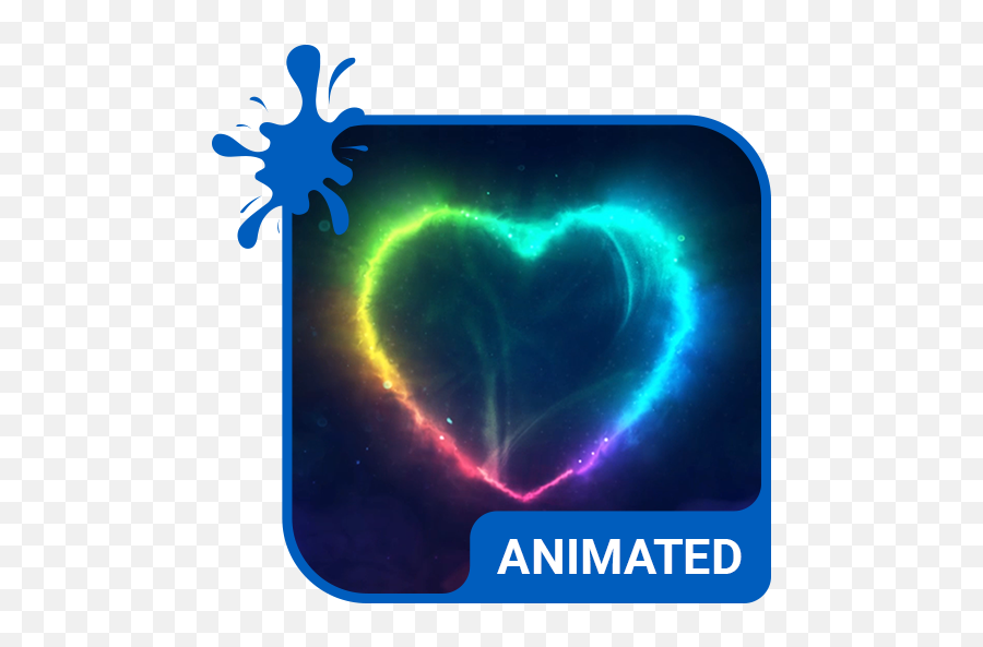 Neon Pulse Animated Keyboard Live Wallpaper - Apps On Lion In Fire Gif Emoji,Heart Pulse Emoji