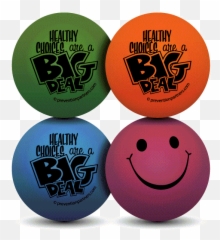 Mood Smiley Stress Ball Healthy Choices Are A Big Deal - Smiley Emoji,Sports Emoticon
