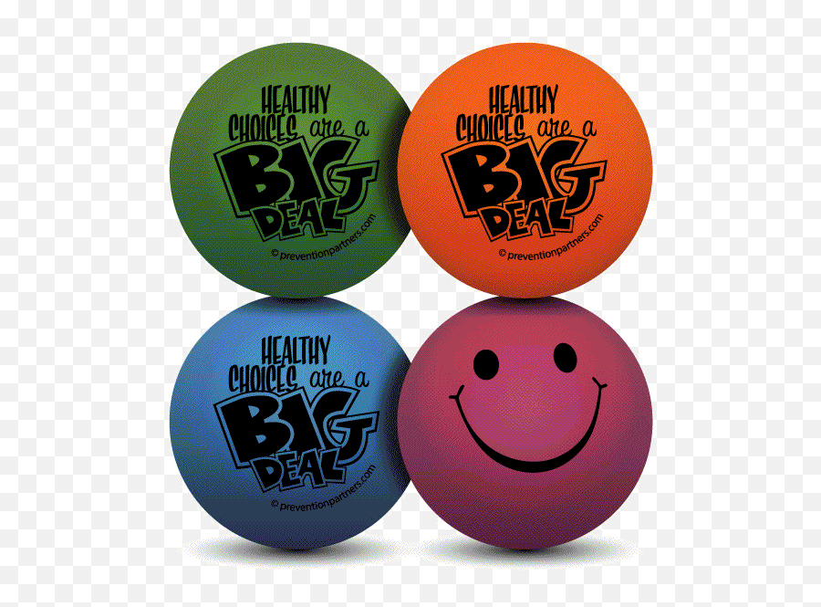 Mood Smiley Stress Ball Healthy Choices Are A Big Deal - Smiley Emoji,Sports Emoticon