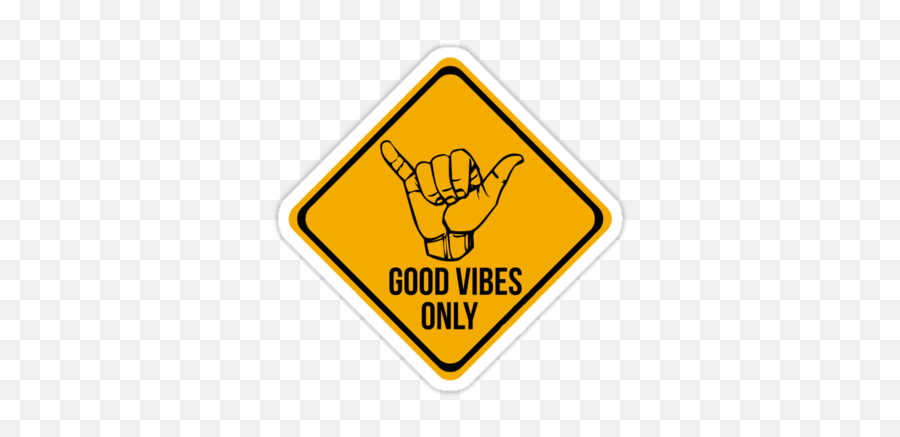 Shaka Sign - Good Vibes Only Vsco Emoji,Shaka Emoji