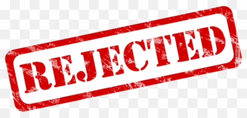 rejected denied seal stamp - Sticker by Andrea Mejia Cancelled Due To Covid 19 Emoji