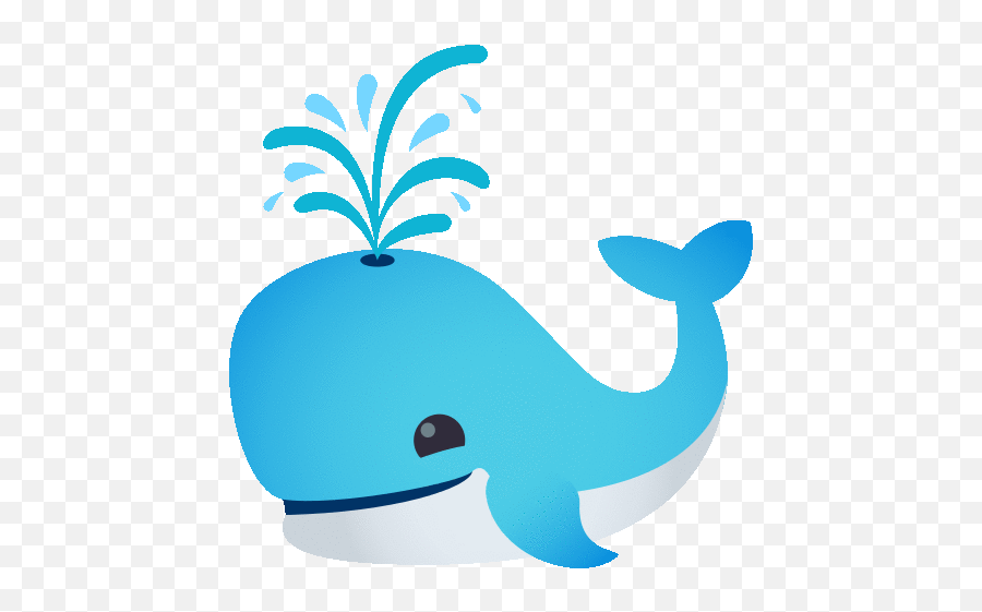 Spouting Whale Nature Gif - Springbrunnen Emoji,Whale Emoji