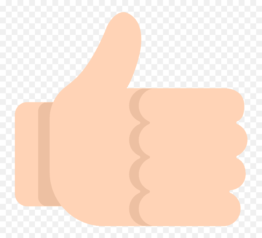 Thumbs Up Emoji Clipart - Significado Do Emoji,Thumbs Up Emoji Png