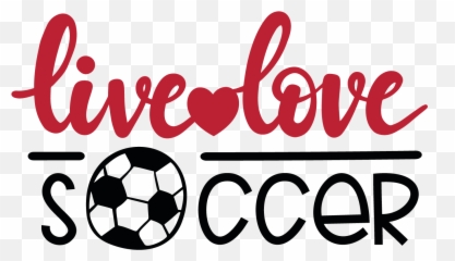 Live Love Soccer Custom Window Decal - For Emoji