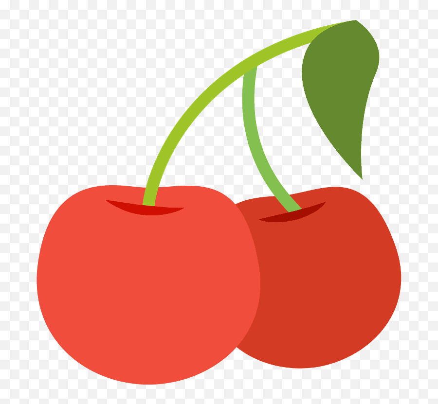 Cherries Emoji Clipart - Cherry Emoji Transparent Background,Cherries Emoji