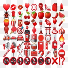 The Newest Redemoji Stickers - Clip Art,Red B Emoji Meme