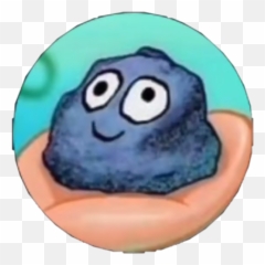 Rock Spongebob Cute Funny Sticker - Aesthetic Pet Emoji