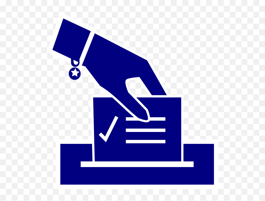 Vector Graphics Of Ballot Box With Ladies Hand Putting In A - Transparent Background Voting Clipart Emoji,Yes Emojis