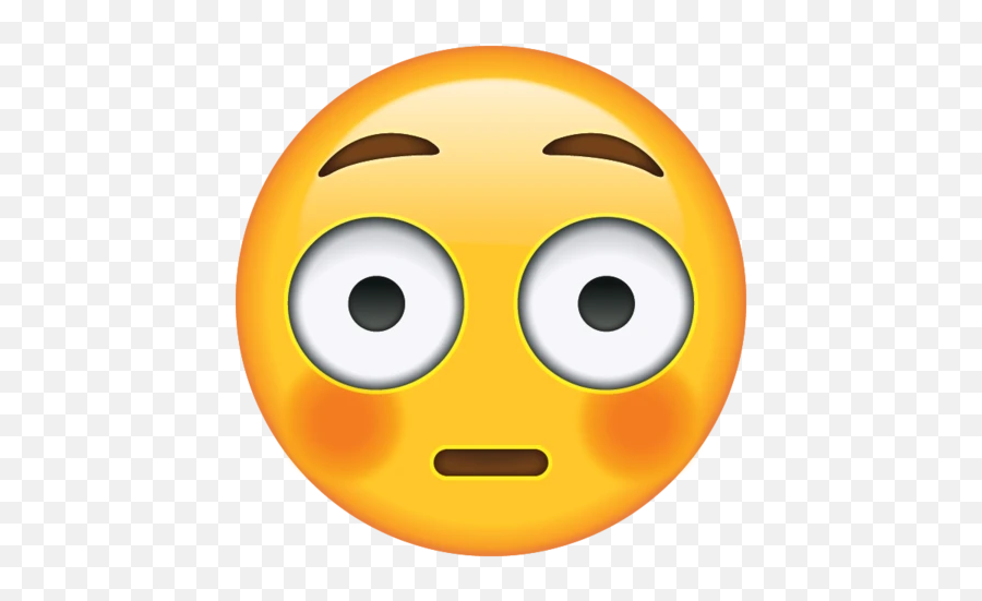 Emoji Stimuli And Expressions - Flushed Face Emoji Png,Snapchat Emoji