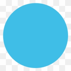 Large Blue Circle Emoji For Facebook - Map Marker Dot Png,Green Circle Emoji