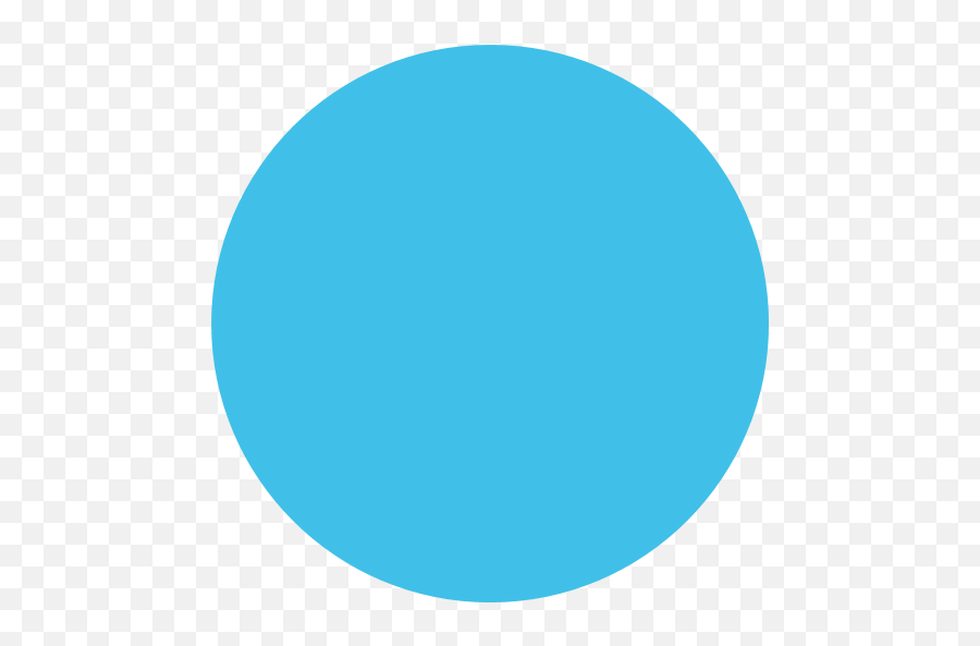 Large Blue Circle Emoji For Facebook - Map Marker Dot Png,Green Circle Emoji