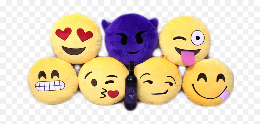 Fruit Shaped Memory Foam Travel Banana - Smiley Emoji,Emoji Face Pillow