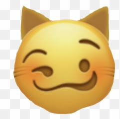 Emoji Sticker Cat Yellow Blush Whiskers - Sad Cowboy Meme