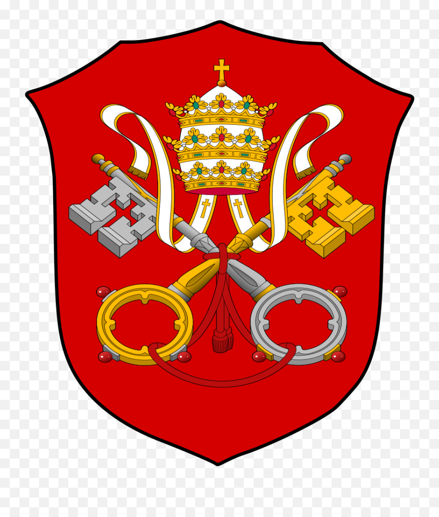 Coat Of Arms Of The Vatican - Papacy Coat Of Arms Emoji,Refresh Emoji