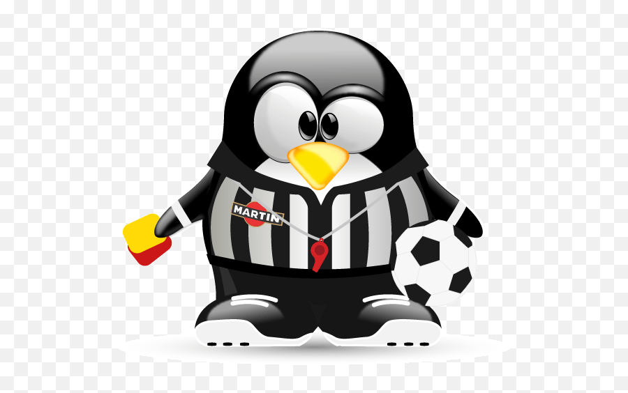 Tux Arbitre - Tux Emoji,Penguin Emojis