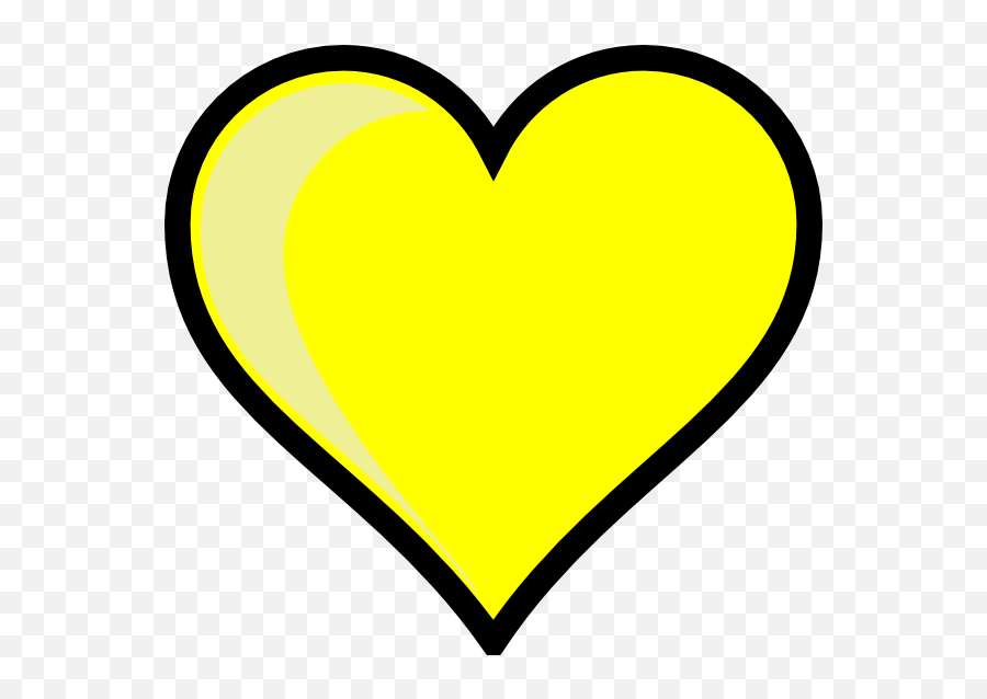 Yellow Heart Logos - Heart Clipart Yellow Emoji,Yellow Heart Emoji
