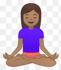 Medium Skin Tone Emoji - Meditando