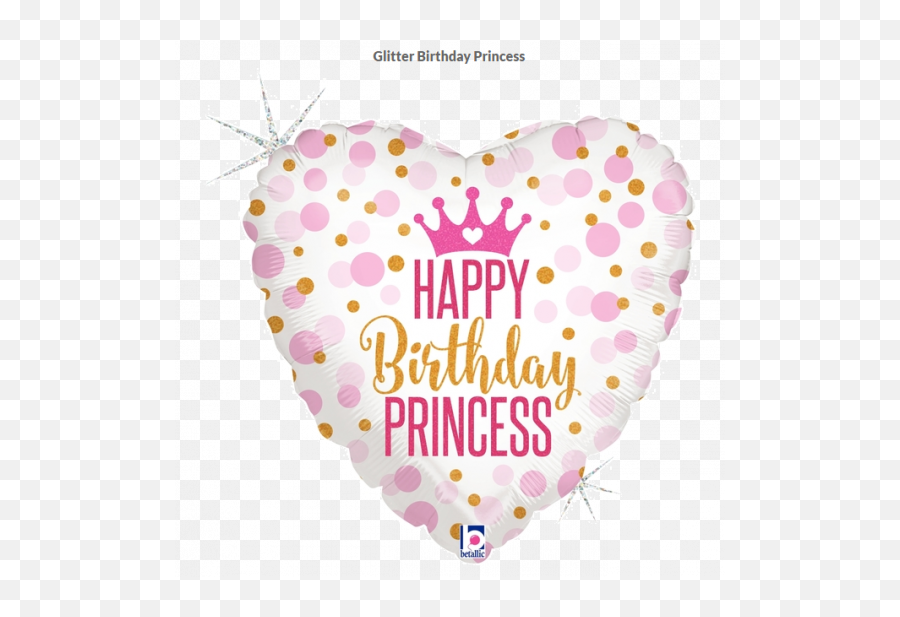 Foil Holographic Happy Birthday Princess - Happy Birthday Princess Emoji,Happy Birthday Emoji Story