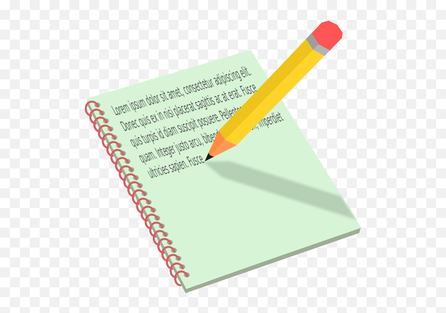 Notebook And Pencil - Notebook And A Pencil Emoji,Paper Knife Emoji