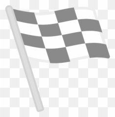 Chequered Flag Emoji - Emoji De Bandera De Carrera,Black Flag Emoji