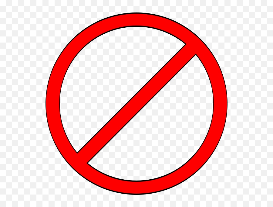 Do Not Sign Vector Clip Art - Do Not Clipart Emoji,Wine Emoji