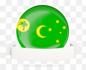 Illustration Of Flag Cocos Islands - Earth Emoji