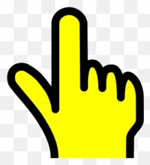 finger pointer png - Pointing Finger Transparent Background Emoji