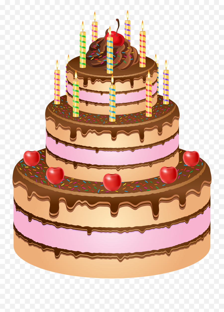 Happy Birthday Cake Clipart Png - Happy Birthday Cake Png Emoji,Kek Emoji