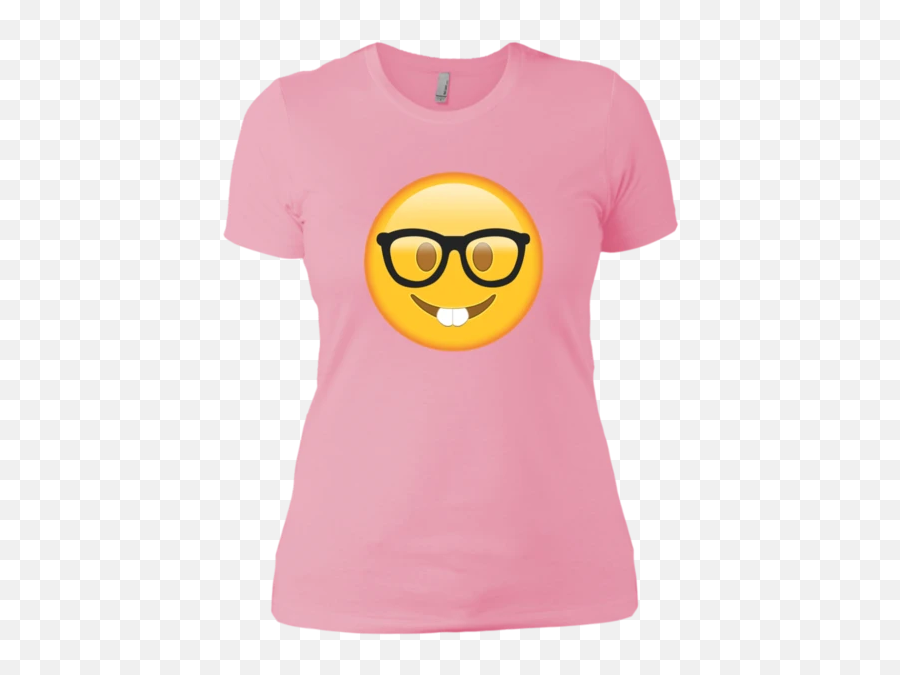 Nerd With Glasses Emoji Shirt Costume Birthday Party T Shirt,Emoji Shirts