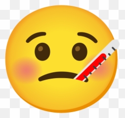 Face With Thermometer Emoji - Google