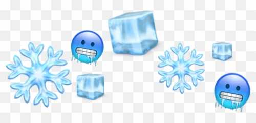icy blue emojicrown Sticker by Isabel - Dot