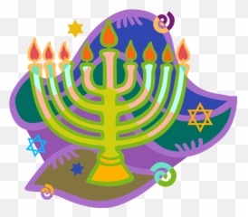 Winter Holiday Celebrations - Transparent Hanukkah Emoji