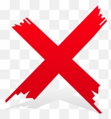 Check Mark Cross Red Tick - Transparent Background Png Emoji