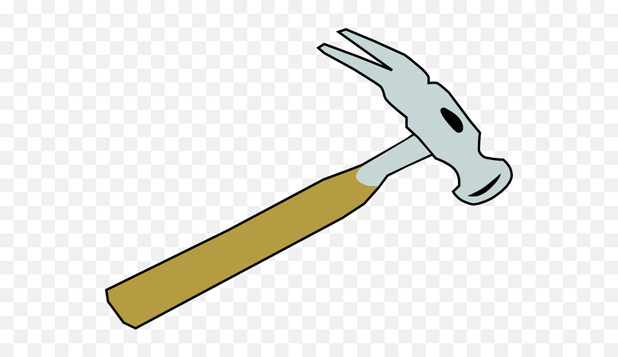 Gavel Hammer Clip Art Free Vector 4vector 2 - Cartoon Transparent Hammer Emoji,Gavel Emoji