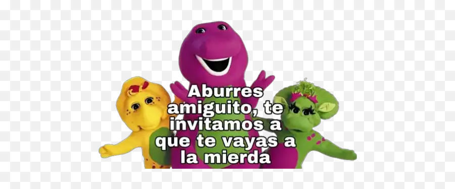 Barney Stickers For Whatsapp - Stickers De Barney Para Whatsapp Emoji,Barney Emoji