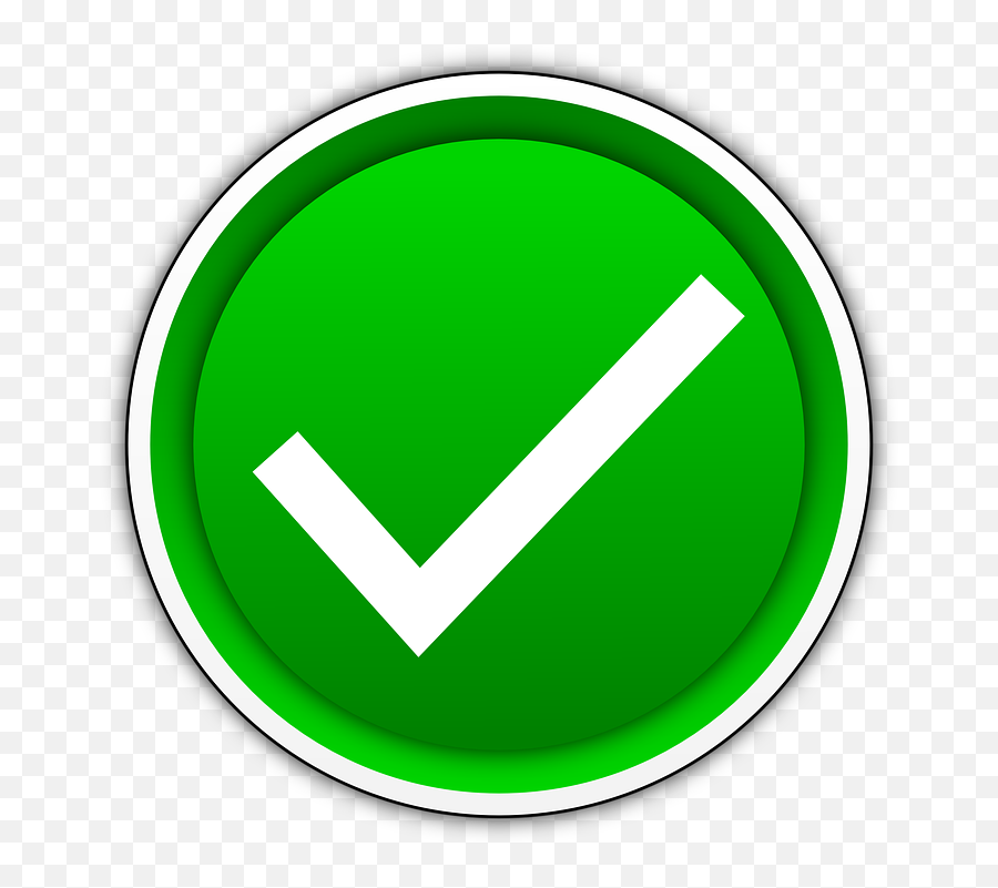 Affirmative Confirm Checked - Powerpoint Checkmark Emoji,Check Box Emoji