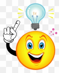 Official Fordson 3 - Thinking Emoji With Light Bulb