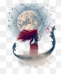 Mq Fairy Boat Water Moon Heaven - Illustration Emoji,Boat Moon Emoji