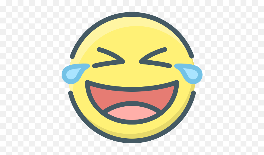 Face Laugh Laughter Lol Smiley Icon - Smiley Emoji,Laugh Face Emoji