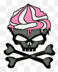 Skull Crossbones - Sticker By Brandy Birdsong Clip Art Emoji,Skull And Crossbones Emoji