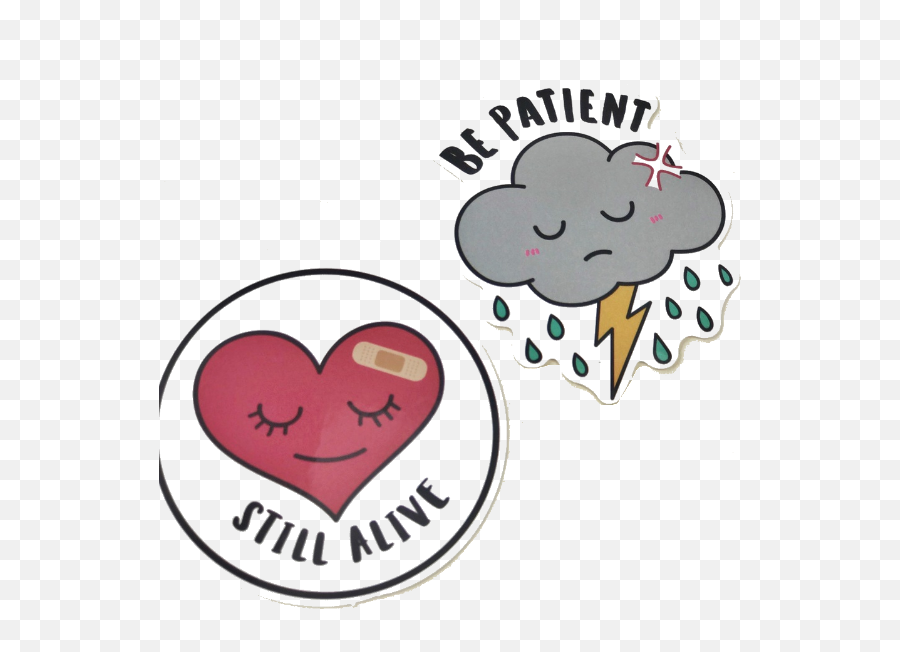 Still Alive Sticker Bundle - Illustration Emoji,Heartbreak Emoji