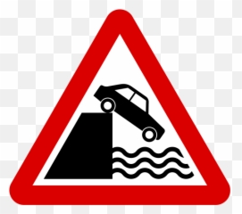 Singapore Road Signs - River Bank Emoji
