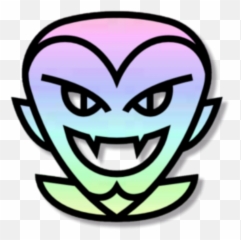 Pastelhalloween Dracula Vampire Monste - Clip Art Emoji